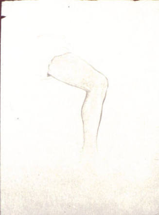 Untitled (study of a leg)