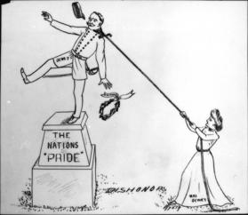 The Nation's "Pride" (political satire of Admiral and Mrs. Dewey)