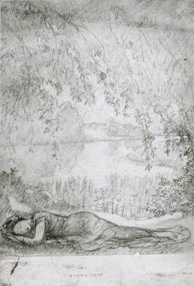 River of Sleep, composition drawing