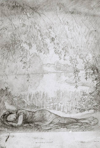 River of Sleep, composition drawing