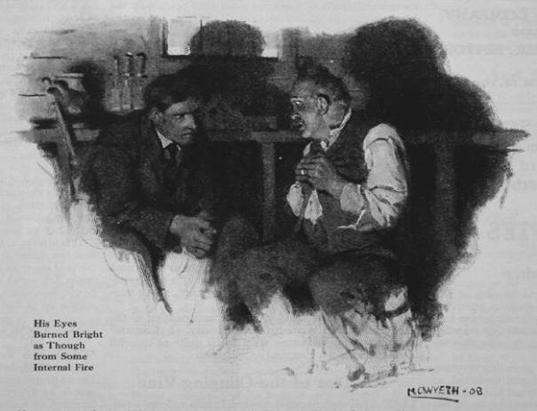 His Eyes Burned Bright as Though from Some Internal Fire