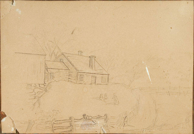 untitled view of a farmhouse