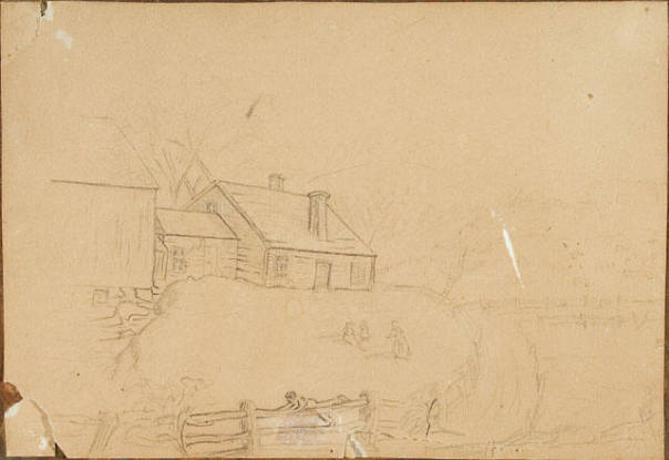 untitled view of a farmhouse