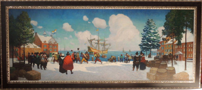 caption: The painting after conservation treatment. Photo courtesy of The Illustrated Gallery