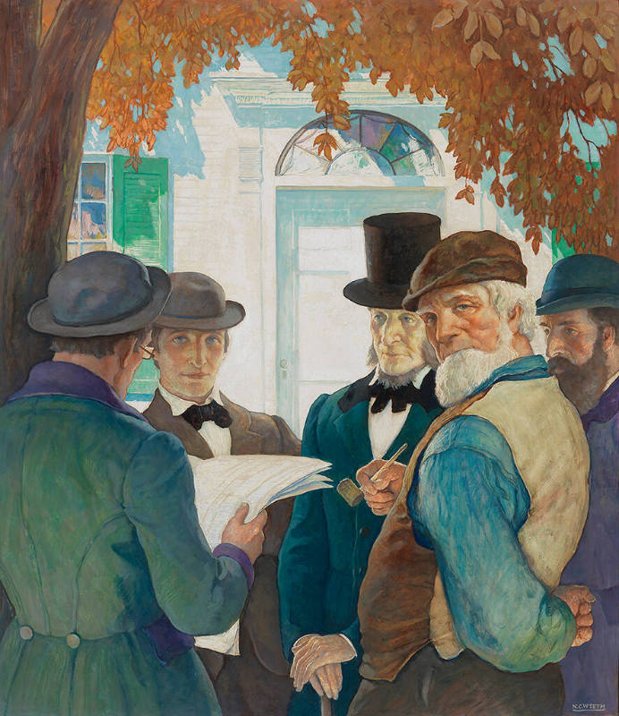 Men of Concord, cover illustration