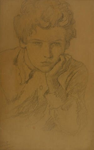 Ladies' Home Journal, study for cover illustration