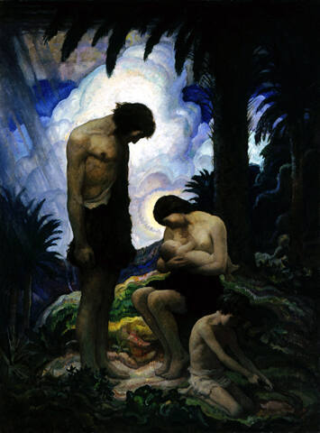 When temptation came, and Adam and Eve fell out of the their sinless and virtueless Eden, they began to be worth while.  They fell from innocence into manhood and womanhood.  They fell from shiftlessness into work.  They fell from a drifting irresponsibility into worry and trouble and despair, but also into ambition and courage and hope