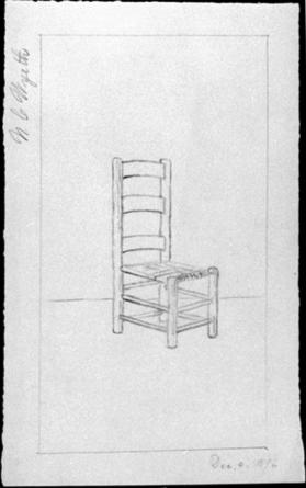 Untitled (ladder back chair)