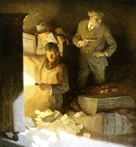 Unhurried and without excitement, but quickly, Boston Blackie forced drawer after drawer