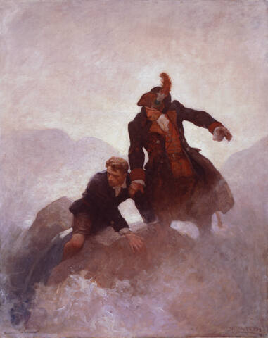 The Torrent in the Valley of Glencoe
I had scarce time to measure the distance or to understand the peril before I had followed him, and he had caught and stopped me