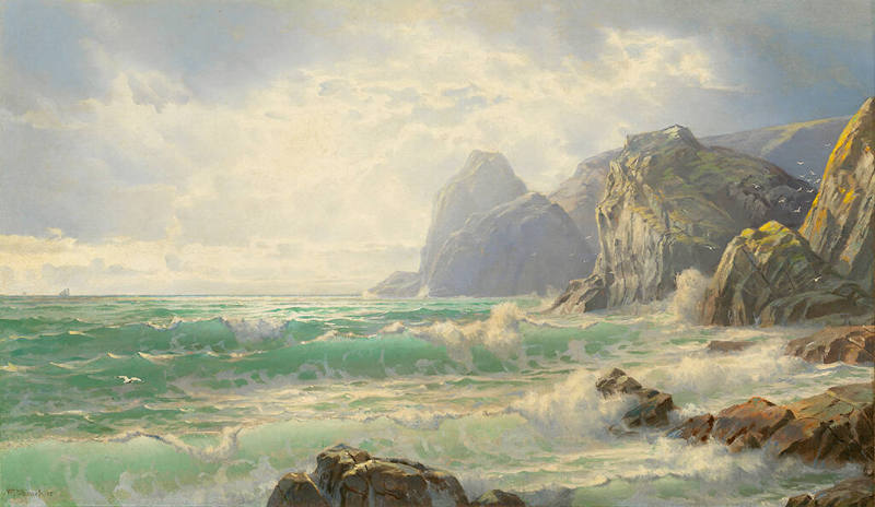 The Yellow Cairn, Kynance Cove, Cornwall, England