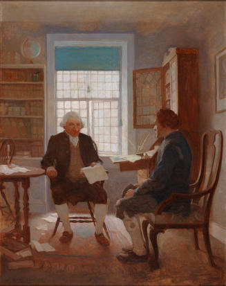 Mr. Rankeillor, the Lawyer
Here he sate down, and bade me be seated