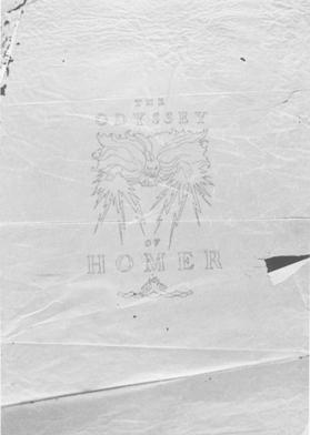 The Odyssey of Homer, design for cover imprint