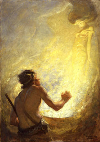 The Golden Maiden
The flames died suddenly away, and out of the vessel there sprang a wonderful image--the image of a beautiful maiden.