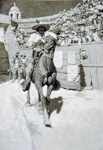 He was actually fretting with the bit.