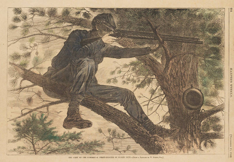 The Army of the Potomac - A Sharp-Shooter on Picket Duty