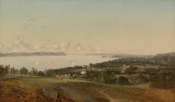 Hudson River View from Dobbs Ferry, New York
