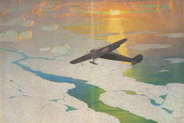 Through Pathless Skies to the North Pole