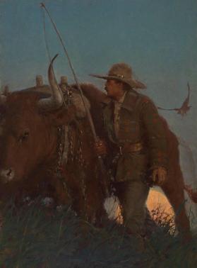 The Ox-Driver, an Old-Time Figure of the West