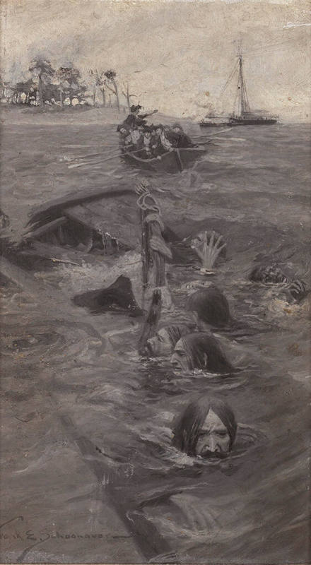 The Sinking of the Yawl Boat