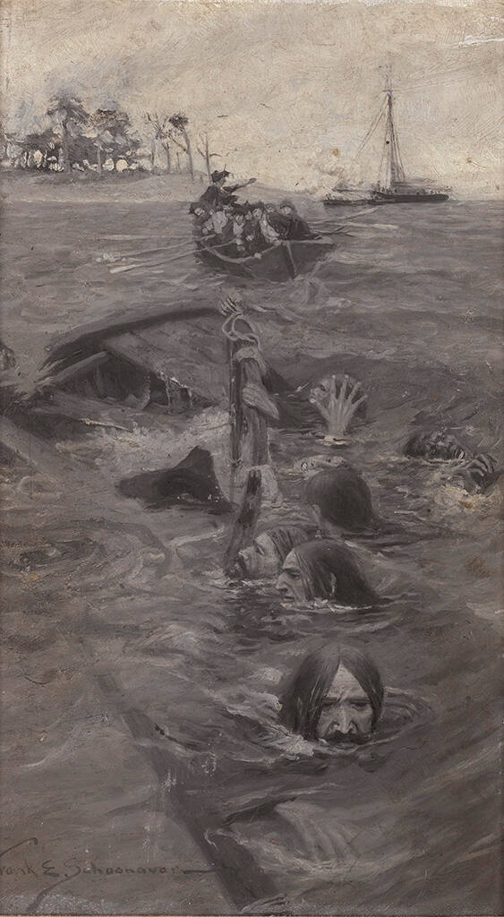 The Sinking of the Yawl Boat