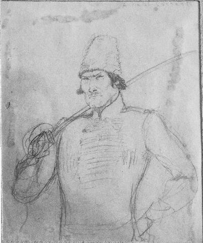 figure study (The Cossack)