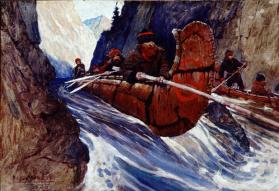 "The Nor'westers Built Canoes that Would Carry Twelve Men"