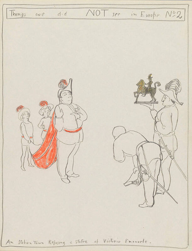 An Italian Town Refusing a Statue of Victoria Emanuel