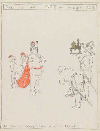 An Italian Town Refusing a Statue of Victoria Emanuel