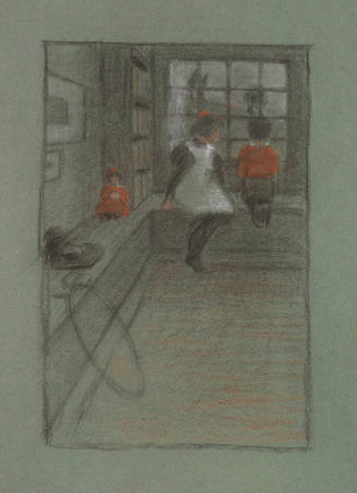 Children Sitting by a Window