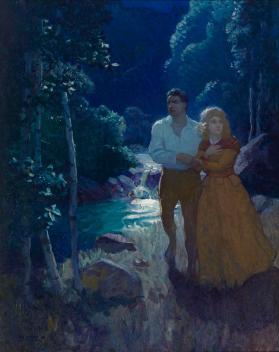 The Lovers
Heyward and Alice took their way together towards the distant village of the Delawares