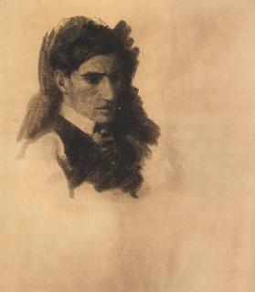 Portrait of Young Man with Vest and Tie