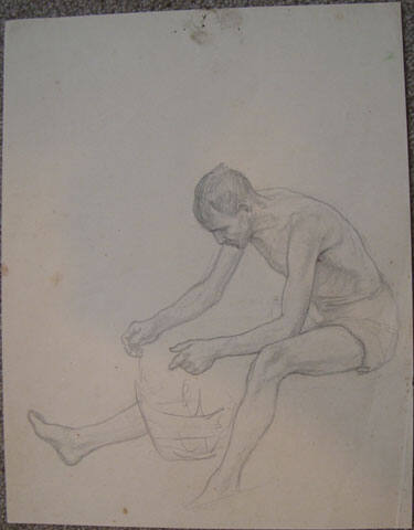 untitled figure study, Apotheosis of the Family