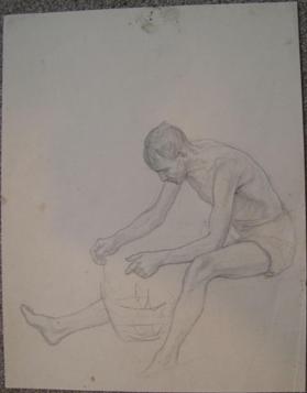 untitled figure study, Apotheosis of the Family