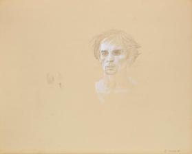 Three-Quarter Face Horizontal, Head, Nureyev (Study #26)