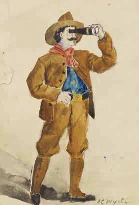 Untitled (man with binoculars)