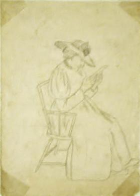 Untitled (woman in a Windsor chair)