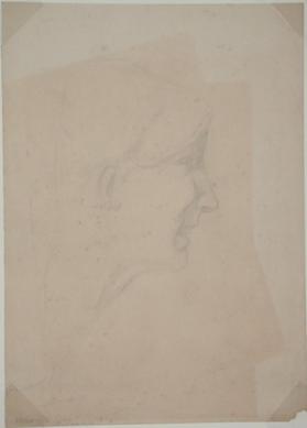 Untitled (head of a young man)