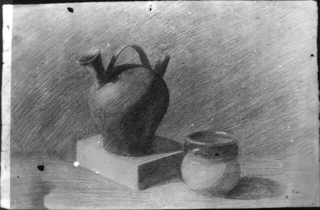 Untitled (still life with water jug)
