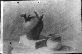 Untitled (still life with water jug)