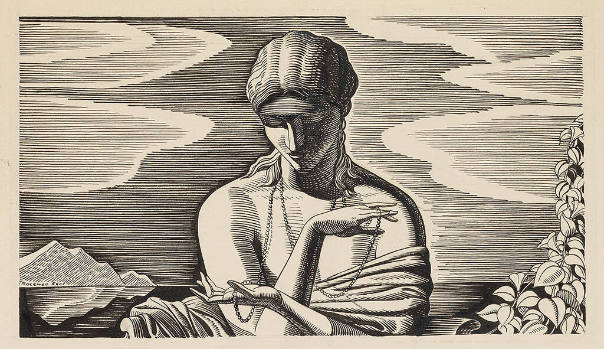 Woman with Pearls (Head and Shoulders of a Woman)