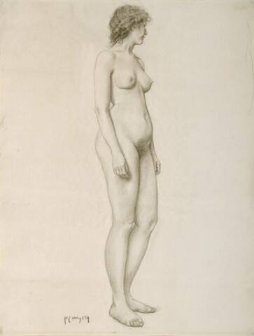 untitled (standing female nude)