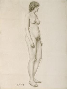 untitled (standing female nude)