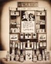 caption: Use of detail of image in Squibb window display. Source: Bristol-Myers Squibb Archives