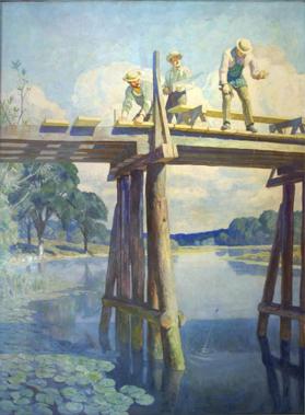 The Carpenters Repairing Hubbard's Bridge