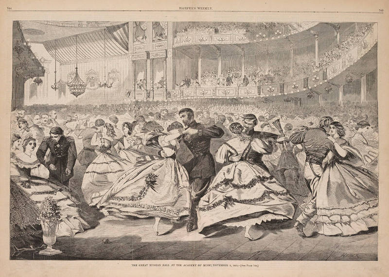 The Great Russian Ball at the Academy of Music, Nov. 5, 1863