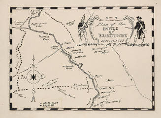 Plan of the Battle of Brandywine