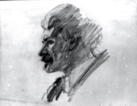 Untitled (head of Paderewski)