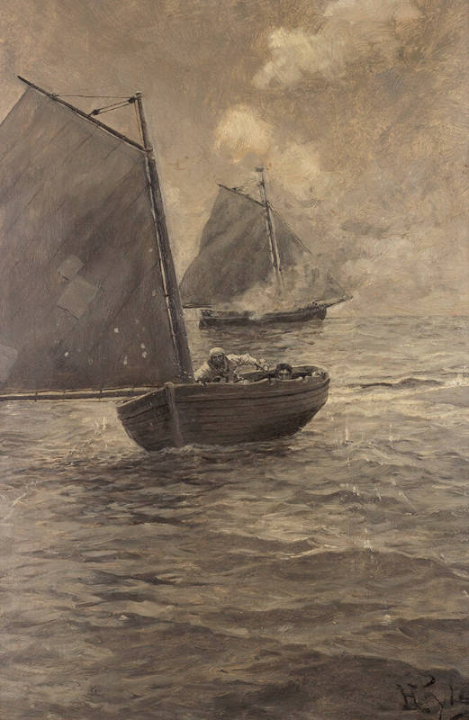 The Pirates Fire upon the Fugitives