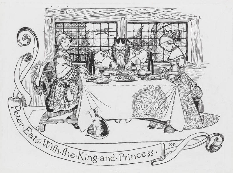 Peter Eats with the King and Princess